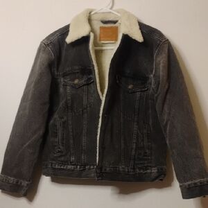 Levi's Premium Trucker Sherpa Jacket Women's Small